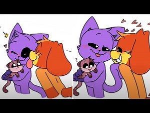 Catnap x Dogday birth of a miracle🔞┃Poppy Playtime Chapter 3┃Comic Dub