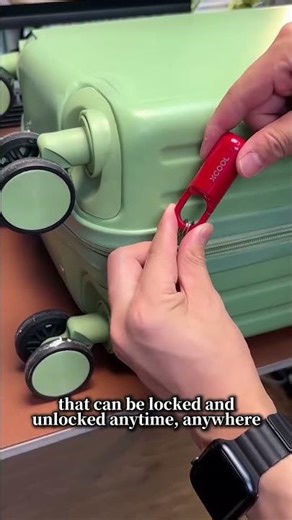 A handy and practical compact fingerprint lock.