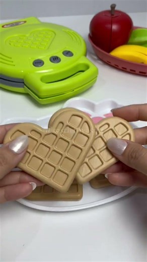 Satisfying with Unboxing & Review Miniature Waffle Maker Toy ASMR (No Talking) #shorts #asmr #toys