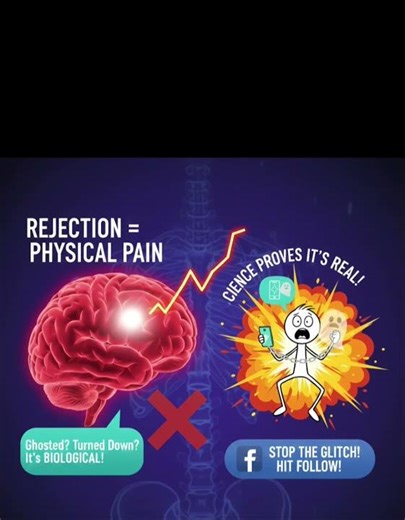 Why Rejection Actually Hurts (Literally)#psychology #BrainHacks #MentalHealth Neuroscience