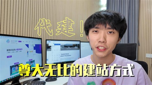 代建！尊大无比的建站方式