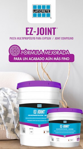 💬 Nuevo EZ-JOINT® con tecnología mejorada. Fácil y rápido de aplicar y con acabado profesional 💪 #EZJoint #LATICRETECentroamérica | Laticrete de Centroamérica