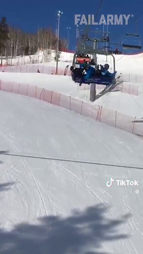 Hilarious Ski Lift Fail Compilation