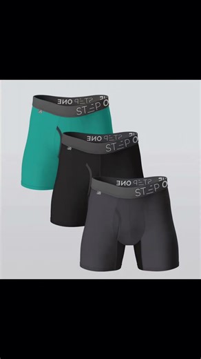 Step One Men's Boxer Briefs 3-Pack with Fly #steponmen
