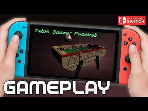 Table Soccer Foosball Switch Gameplay | Table Soccer Foosball Nintendo Switch Gameplay [FIRST LOOK]