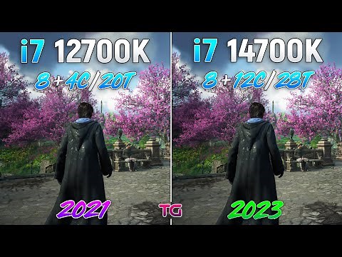 Core i7 12700K vs Core i7 14700K - Test in 10 Games
