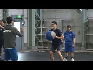 Astronaut Kanai's rehabilitation open house in Tsukuba