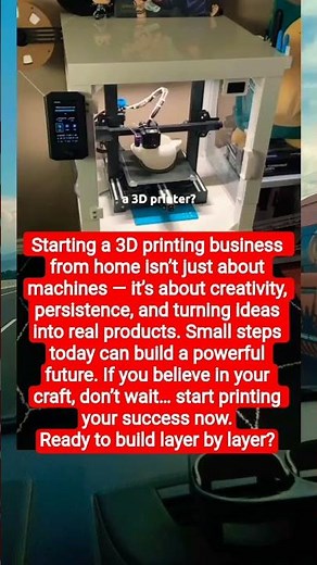 3D printing business from home #3dprinting #homebusiness