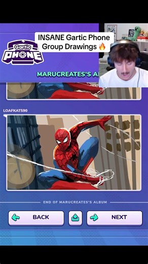 INSANE Spiderman Drawing in Gartic Phone