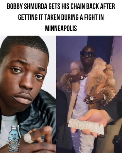 Water Wave TV on Instagram: "Looks like #bobbyshmurda got his chain returned after getting into a fight in Minneapolis as his event👀 Minnesota security guard @twoarmed_official in the video holding it💪"