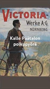 Tällainen oli Kalle Päätalon ensimmäinen polkupyörä!