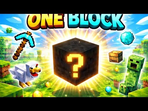 #minecraft ون بلوك والبلوكة الصادمه😨