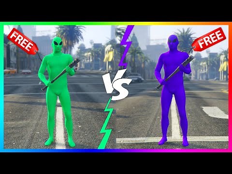 GTA 5 Online Alien Gang War Update! Green & Purple Alien Outfits Are FREE...2X Money And MORE!