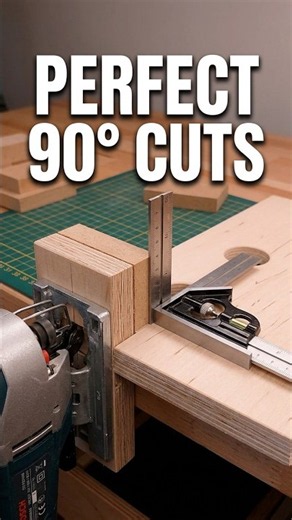 You NEED This Simple Jigsaw Jig! #diy #woodworking #shorts