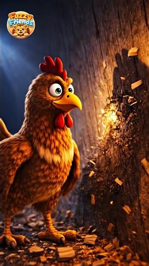 The Clumsy Chicken vs. Shadow Monster! 😂👻