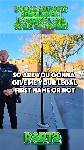 POLICE SGT GETS DEMOLISHED! ID REFUSAL AND WALK OF SHAME! #PoliceAccountability #FirstAmendmentAudit | Auditing COPS