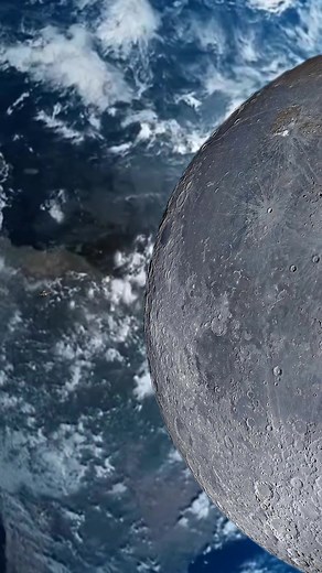 283K views · 7.3K reactions | Our Home Earth With Its Moon in Deep Space Earth and the Moon seen together in space a beautiful reminder of how small we are in the vast universe. #space #SpaceX #NASA #fblifestyle | Nighttime.Adventures | Facebook