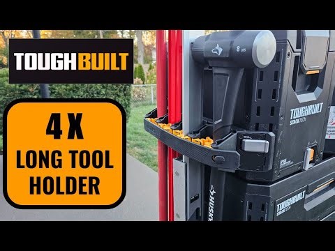 NEW 4 x LONG TOOL Holder ToughBuilt StackTech Long Tool Holder TB-B1-A-35