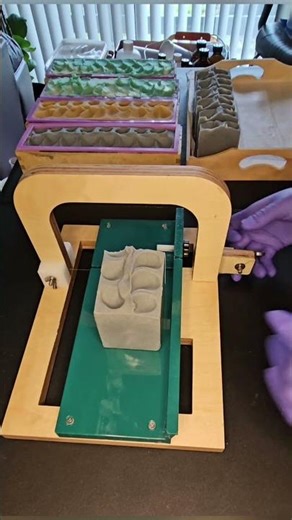 Cold Process Soap Cutting From Our Latest YouTube Live Stream #turmeric #activatedcharcoal