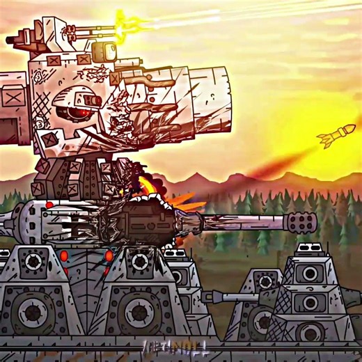 Aura In This Scene 💀🔥 | Karl-44 vs Kv-44 #gerand #edit #cartoonabouttanks #tank #геранд #kv