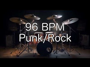 Punk/Rock Groove: 96 BPM Drum Beat for Musicians