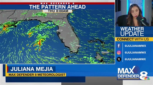 Max Defender 8 Meteorologist Juliana Mejia is live with your Wednesday forecast! | WFLA News Channel 8