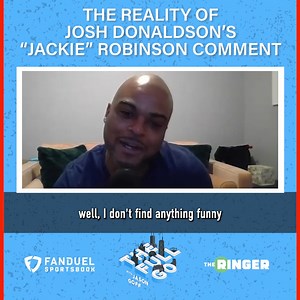 It’s tough to give Josh Donaldson the benefit of the doubt in this situation. Calling Tim Anderson “Jackie” is not a compliment when the intention is mockery. It’s as simple as that. Jason Goff breaks it all down on a new episode of #TheFullGo, presented by FanDuel Sportsbook: | The Ringer