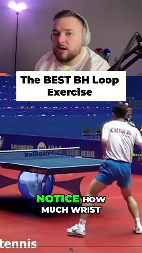 The Best BH Loop Exercise #TableTennis #ZhangJike #shorts