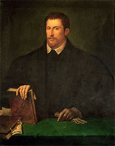 Portrait of Ippolito Riminaldi | Titian | Painting Reproduction
