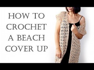 Crochet Easy Summer Vest | Beach Robe | Cover Up