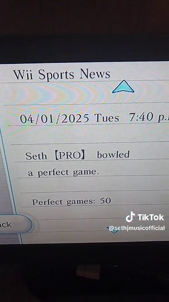 50 PERFECT GAMES ON WII BOWLING #fyp #foryou #foryoupage #music #entertainment