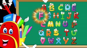 abc's alphabet for kids learning with animation cartoon