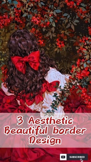 3 Easy BORDER DESIGNS/PROJECT WORK DESIGNS/CORNER AND SIDE BORDER DESIGN #artstudio #assignment