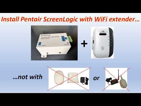 How to install Pentair ScreenLogic without Pentair wireless link kit plus app software tip