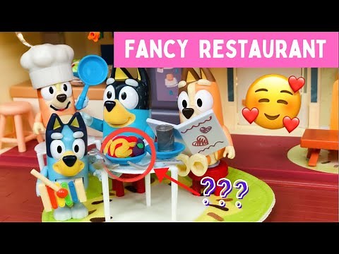 BLUEY | 💕✨ FANCY RESTAURANT 🥫🍽 | Full Episode | Pretend Play with Bluey Toys | Disney Jr | ABC Kids