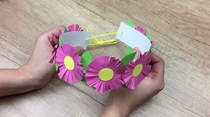 841K views · 3K reactions | Flower headband paper craft :) simple, cute and girls love it! ;) | Paper Magic | Facebook