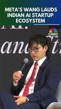 Meta’s Alexandr Wang Lauds Indian AI Startup Ecosystem During Conversation With Rishi Sunak | N18S