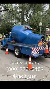 LACitySan Wastewater Team - Sewer Line Maintenance