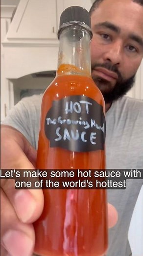 🔥World’s hottest pepper sauce! 🔥#gardentotable #hotsauce #carolinareaper #subscribe