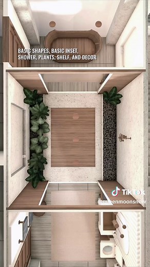 Modern coastal bathroom waterfall shower quick tutorial guide 🤍 #bloxburg #bloxburghouse #bloxburgcoastal #bloxburghacks #bloxburglayout