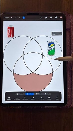 Creating new colors in procreate by mixing emojis in procreate. # art #shorts #procreate #mixing