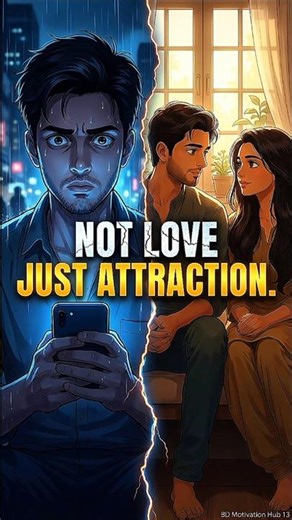 Attraction vs Love – The Truth No One Tells You #love #hindimotivation #shorts #shortsfeed#trending