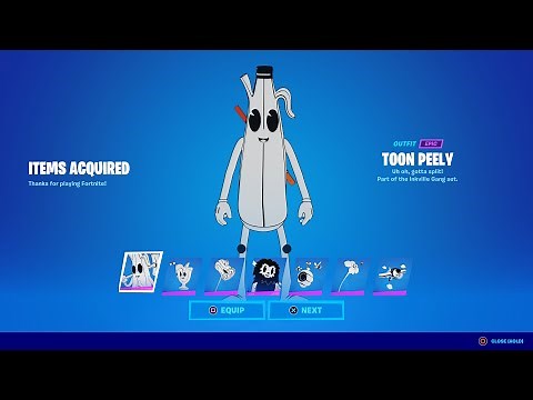 How To Get Toon Peely & Toon Bushy Skin (Inkville Gang Pack Bundle) FREE In Fortnite! (Propeller)