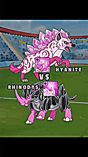 Hyanite newskill vs Rhinodys Battle✨|| in dynamons world #dynamonsworld #ytshort