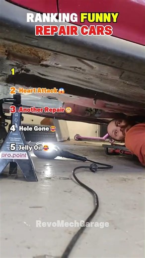 Ranking The Funniest Car Repair Fails 😂 #shorts