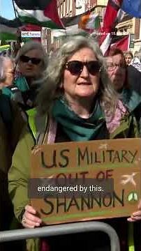 91-year-old walks 220km from Shannon to Dáil in protest #RTÉNews #ireland #shannon