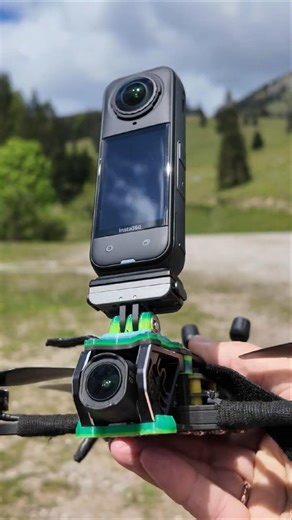 FPV Drone + insta360 X5 = 360° Antigravity 😉