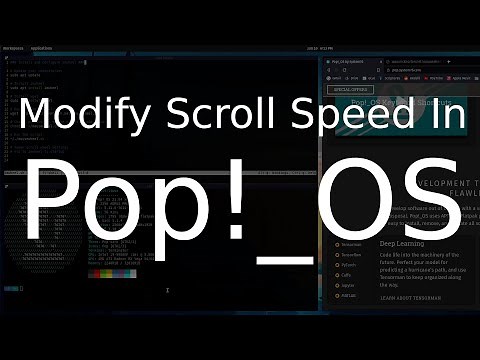 Tutorial - Modify your mouse scroll speed in Pop!_OS