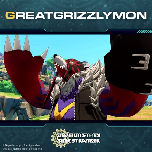GreatGrizzlymon Level: Ultimate Type: Beast Man Attribute: Vaccine #ADAMAS_ConfidentialReport #TimeStranger | Digimon Games