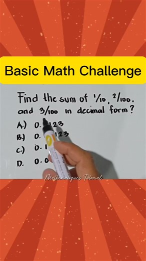 Basic Math Challenge!! #mathematiquestutorial | Mathematiques Tutorial